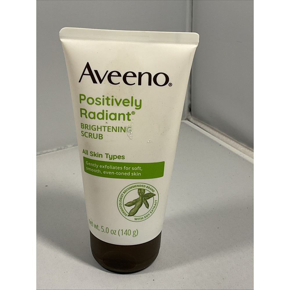 Aveeno Positively Radiant Skin Brightening Scrub All Skin Types 5oz